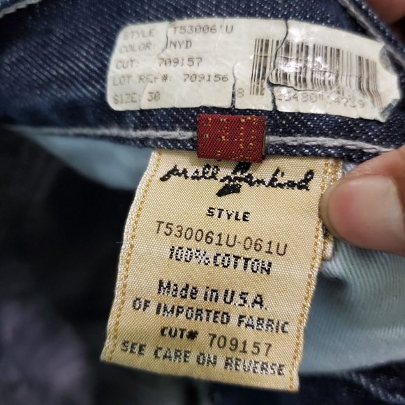7 For All Mankind Women Jeans 30 Denim Bootcut‎ Pockets Mid Rise 28" Inseam READ - Picture 10 of 11